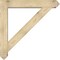 Ekena Millwork Traditional Arts and Crafts Rough Sawn Bracket w/ Offset Brace, Douglas Fir, 8"W x 48"D x 48"H BKT0806X48X48TRA03RDF - alternate 2
